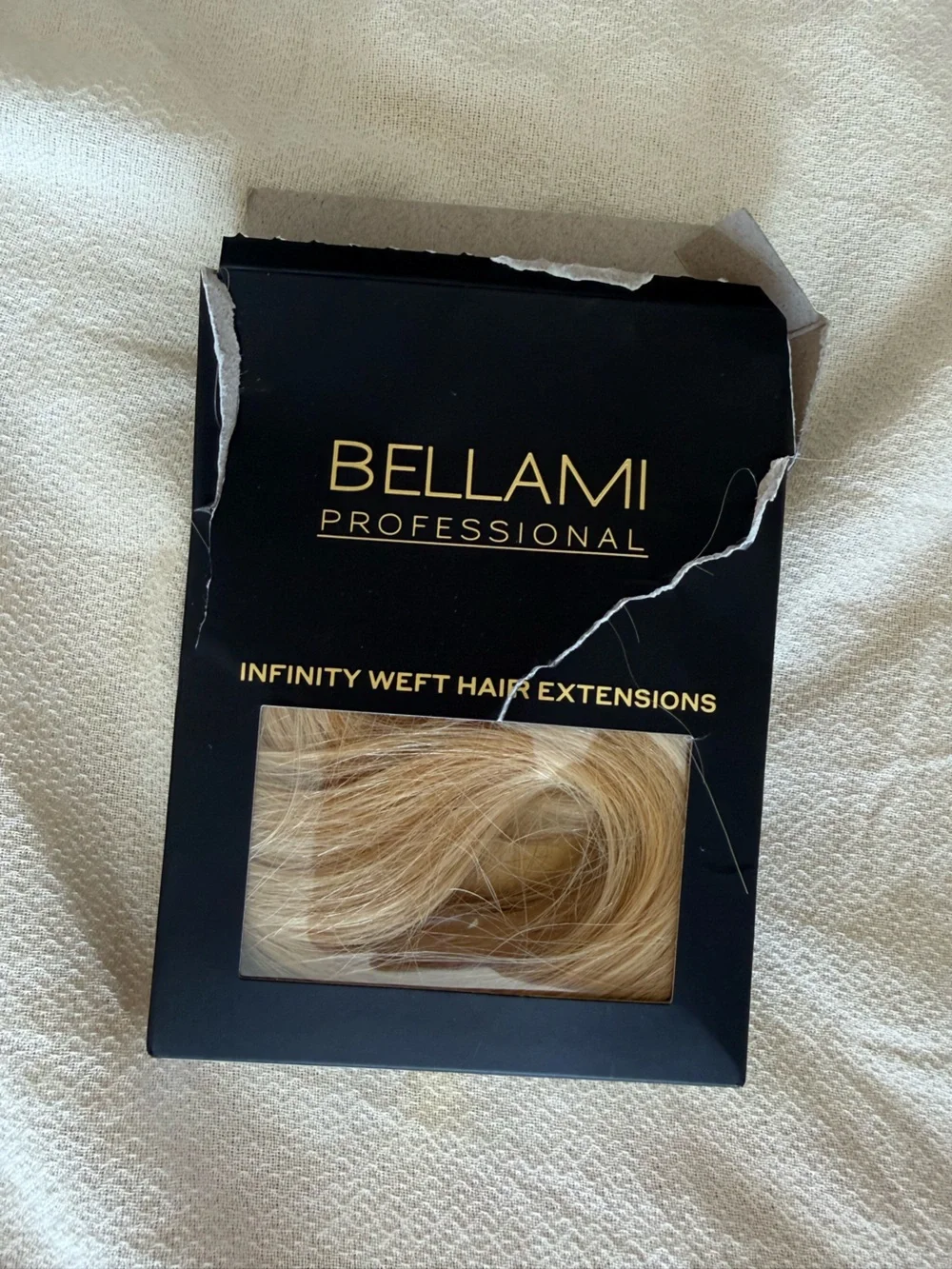 BELLAMI Hair Extension Butter Blonde Genius infinity weft Extensions 20” 1016/60